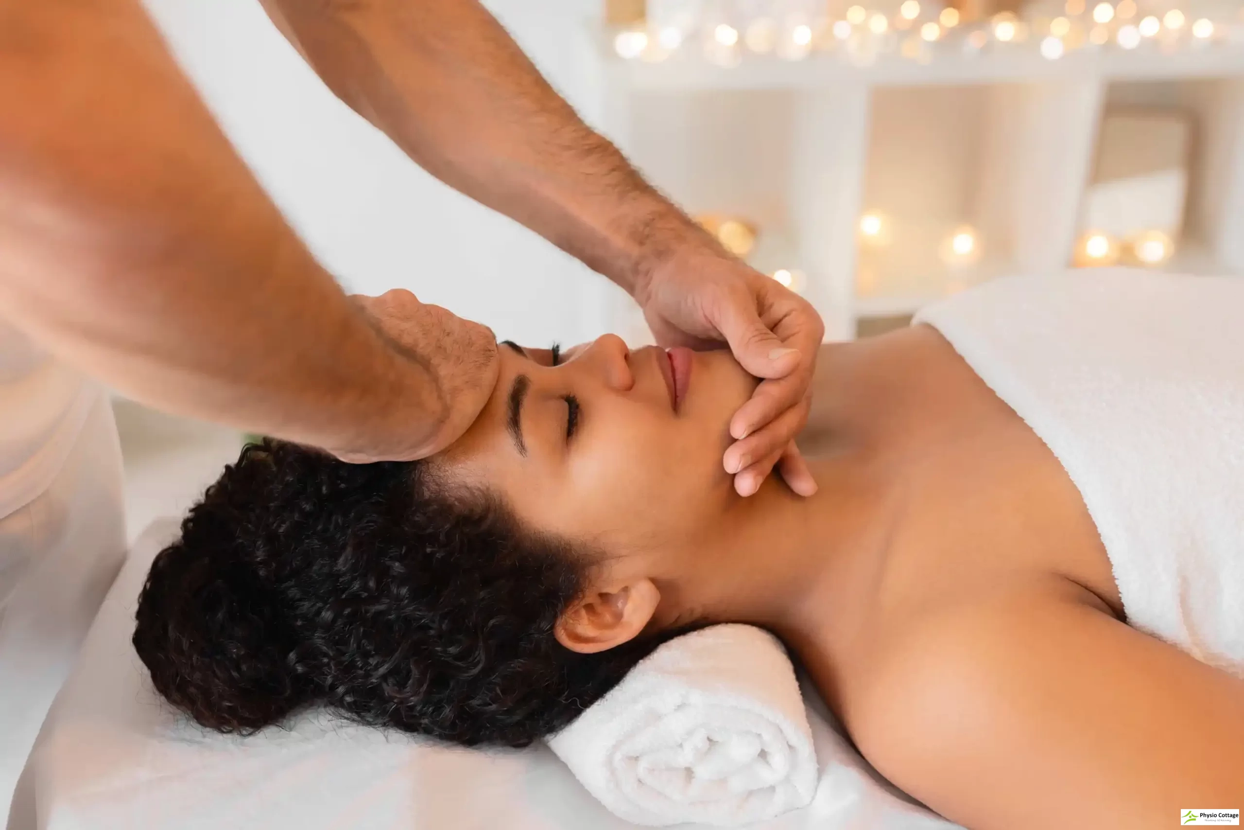 Registered massage therapist treating a patient at Physio Cottage in Scarborough