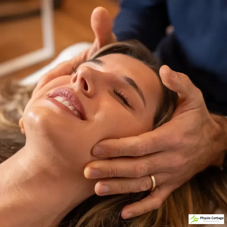 Craniosacral therapy session at Physio Cottage in Scarborough