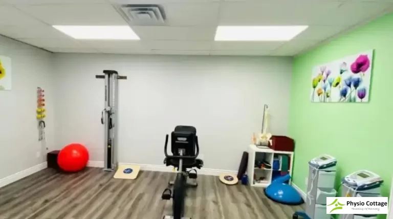 Exercise equipment at Physio Cottage