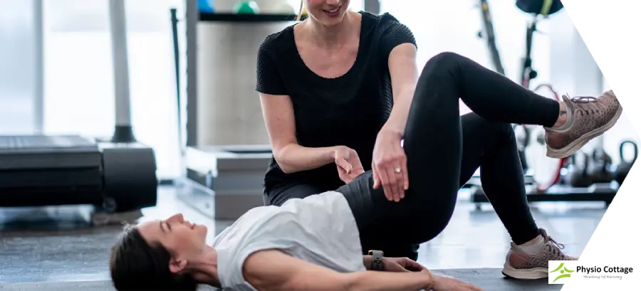 Pelvic floor physiotherapist assessing a patient in Scarborough